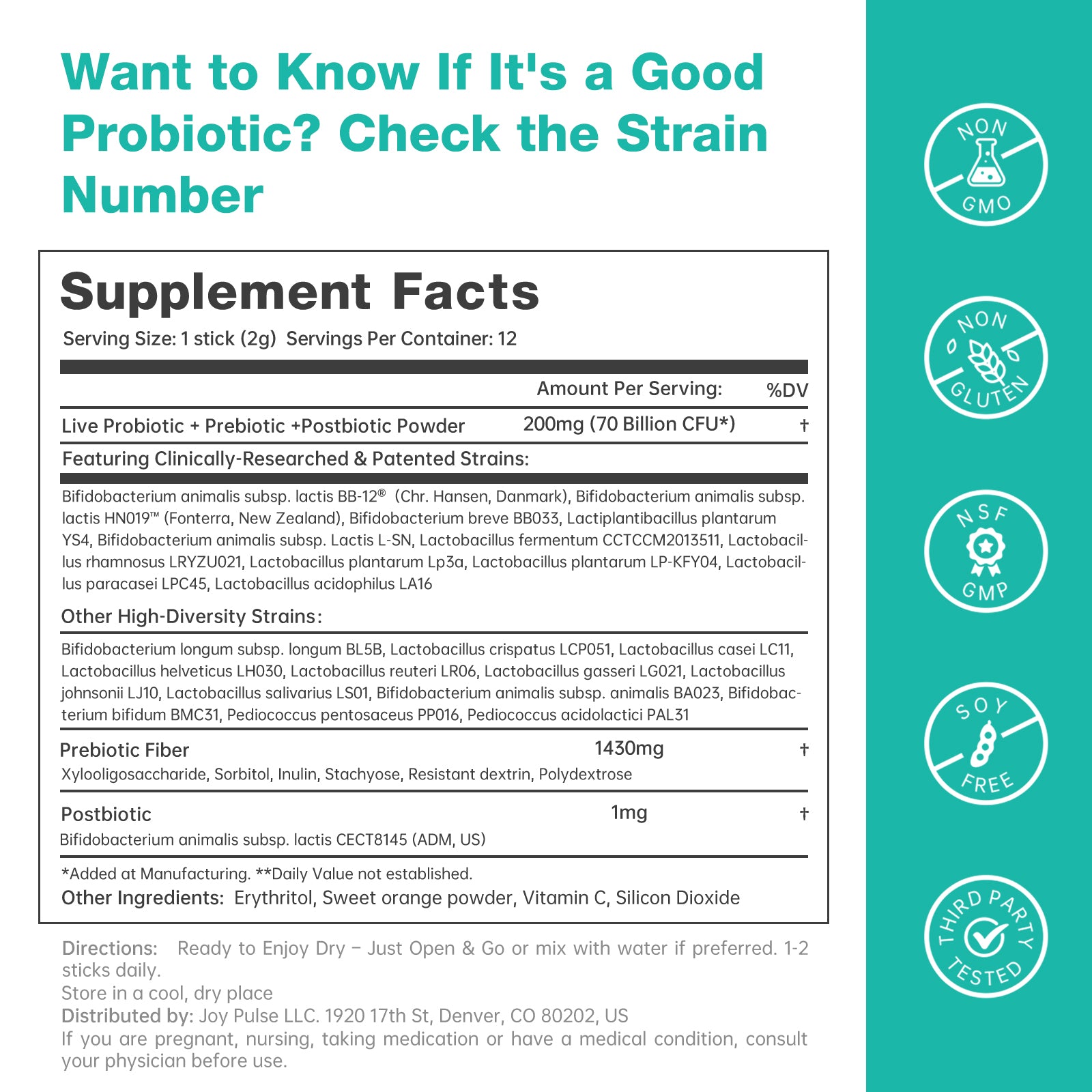 JoyPulse Probiotic JoyPulse